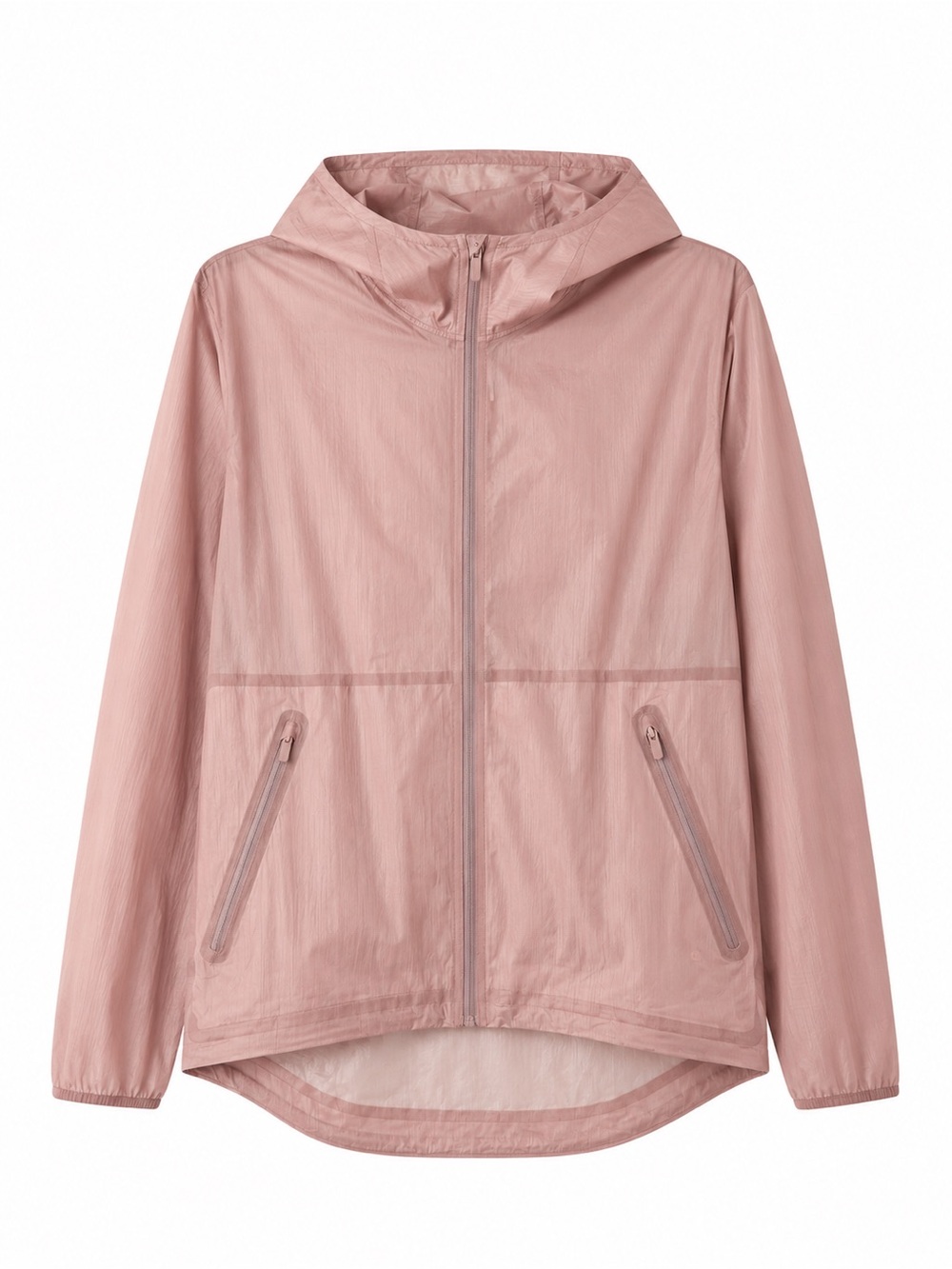 Lululemon Sheer Joy Pink Hooded Rain Windbreaker Jacket Size 6